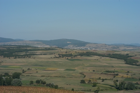 Vista desde los túmulos.